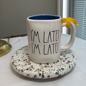 Rae Dunn I’m Late coffee/tea mug